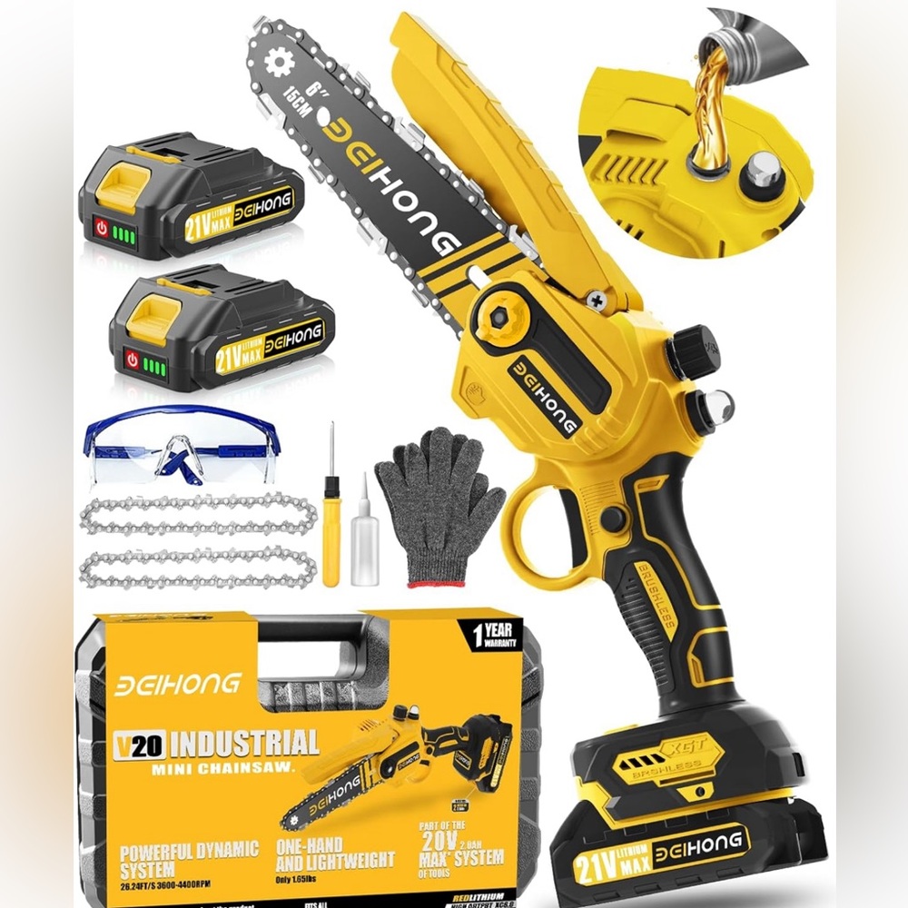 Mini Chainsaw 6-Inch